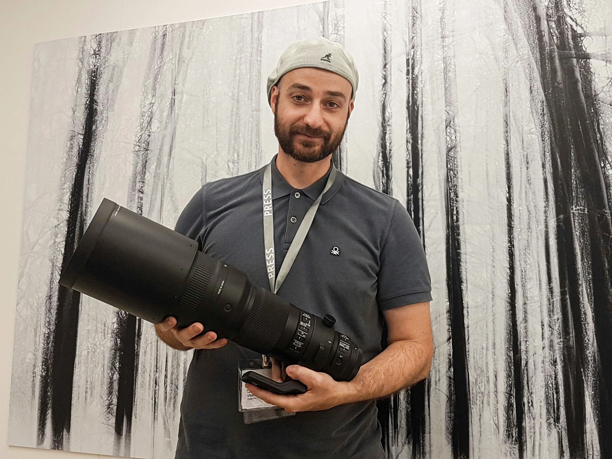 Vaios Vitos reporting for PTTL.gr at Photokina