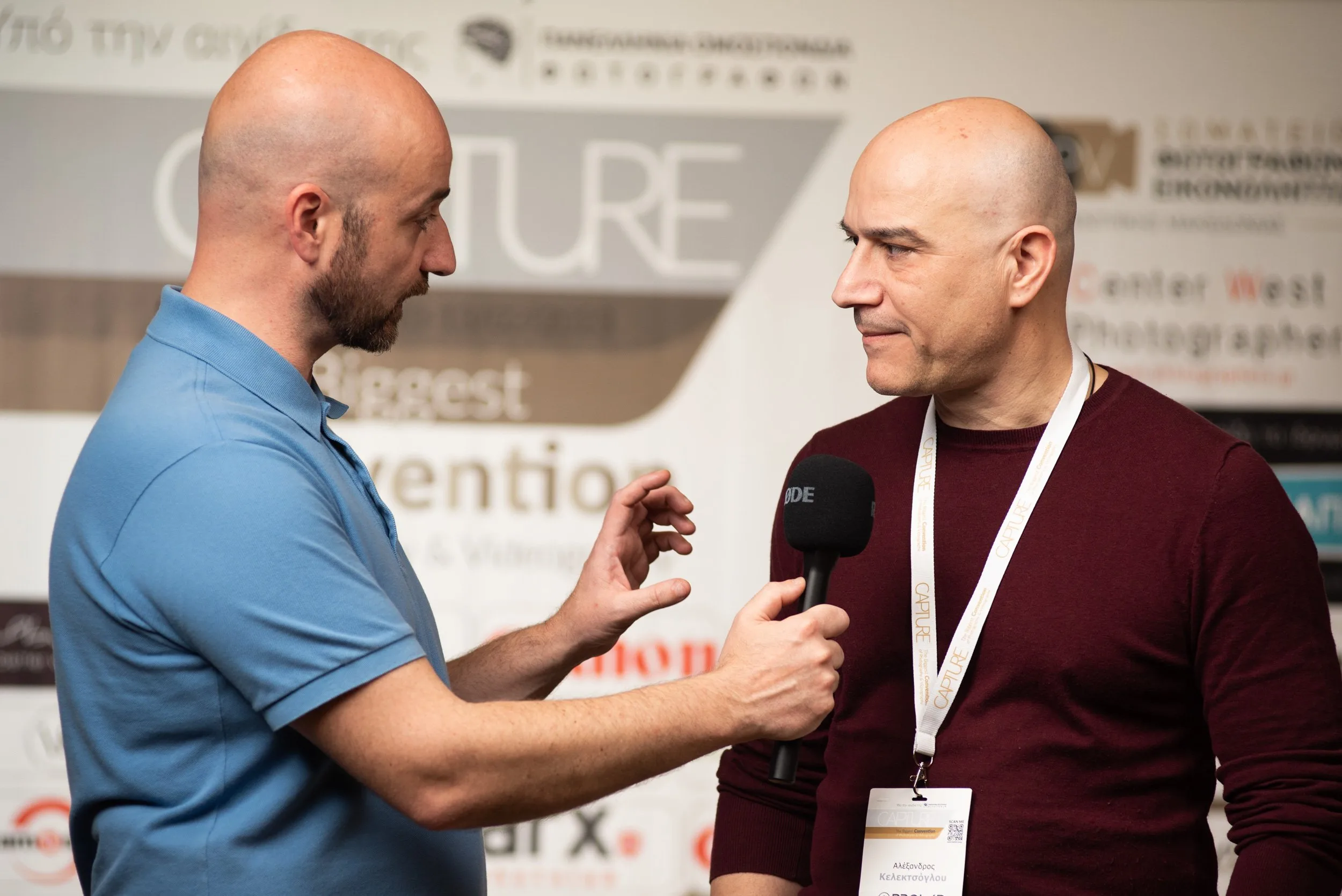 Vaios Vitos on stage at Capture Convention 2023